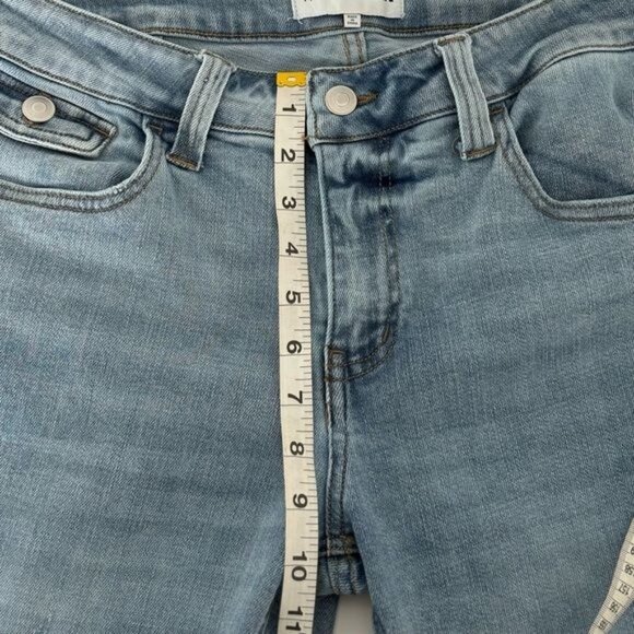 Y2K Flare Jeans 13 High Waist Fading Distressed Rip Festival Streetwear Grunge - Picture 6 of 12